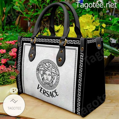 versace nylon pouch|versace black and white purse.